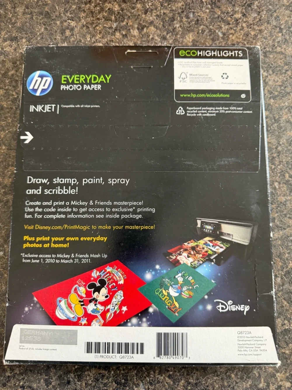 HP Everyday Photo Paper - Glossy 8.5x11”